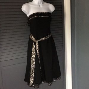Dress: Speechless lbd w/ animal print accents sz3
